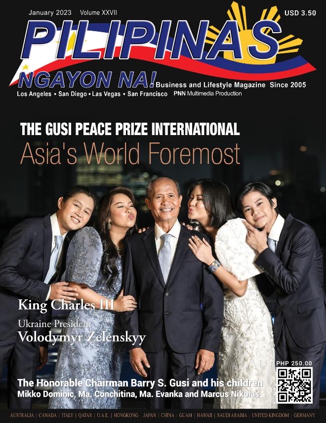 PILIPINAS Ngayon Na! January 2023 Issue - Gusi Peace Prize Asia's Foremost Cover