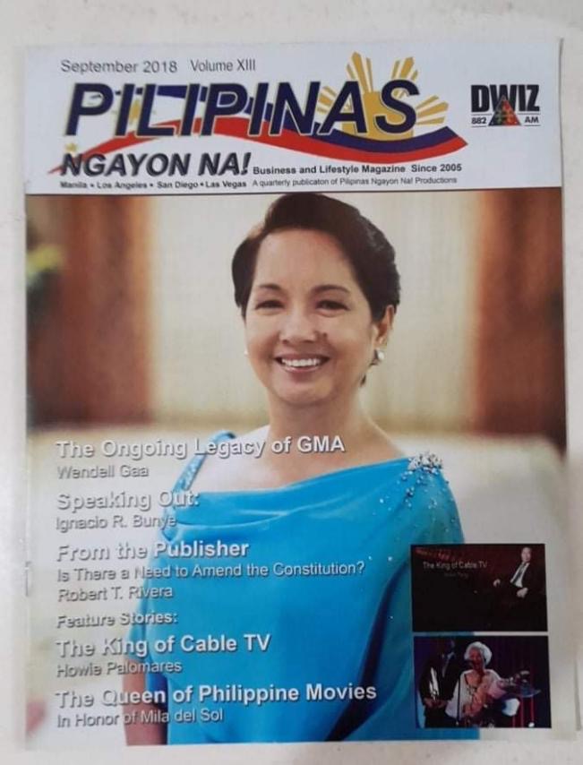 PILIPINAS Ngayon Na! September 2018 Issue - Gloria Macapagal-Arroyo Cover